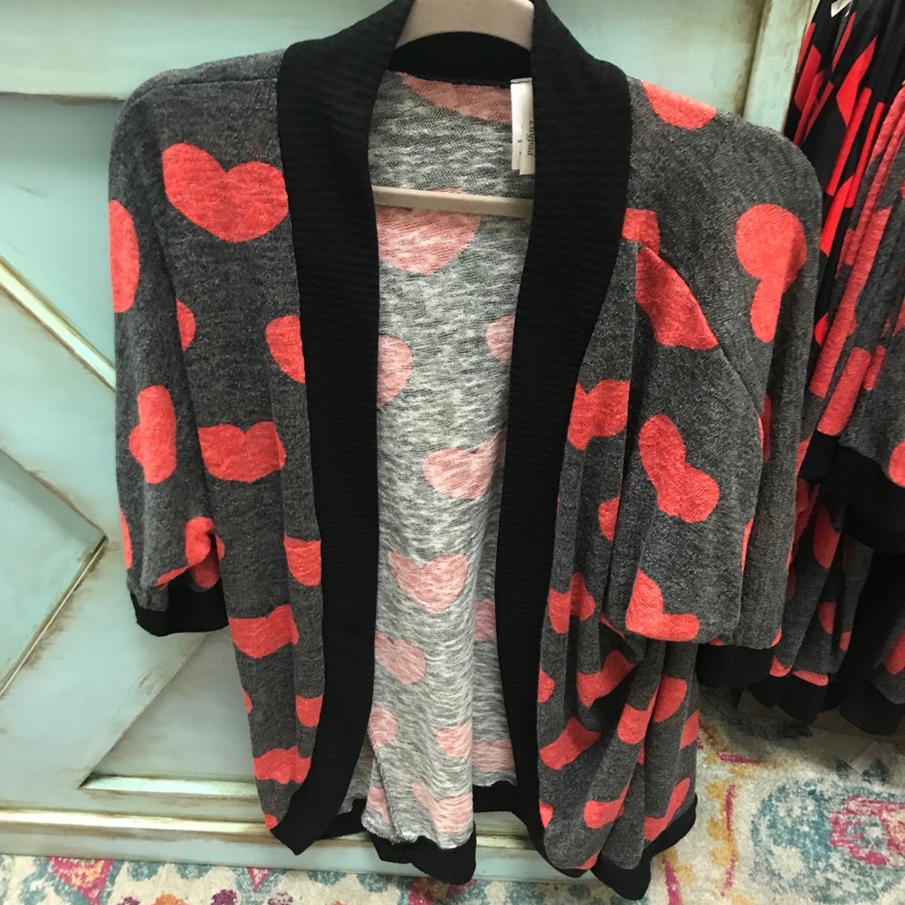 Heart cardigan